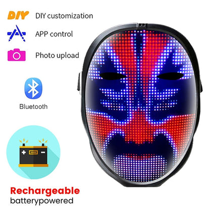 LED Party Face Mask - mudfm