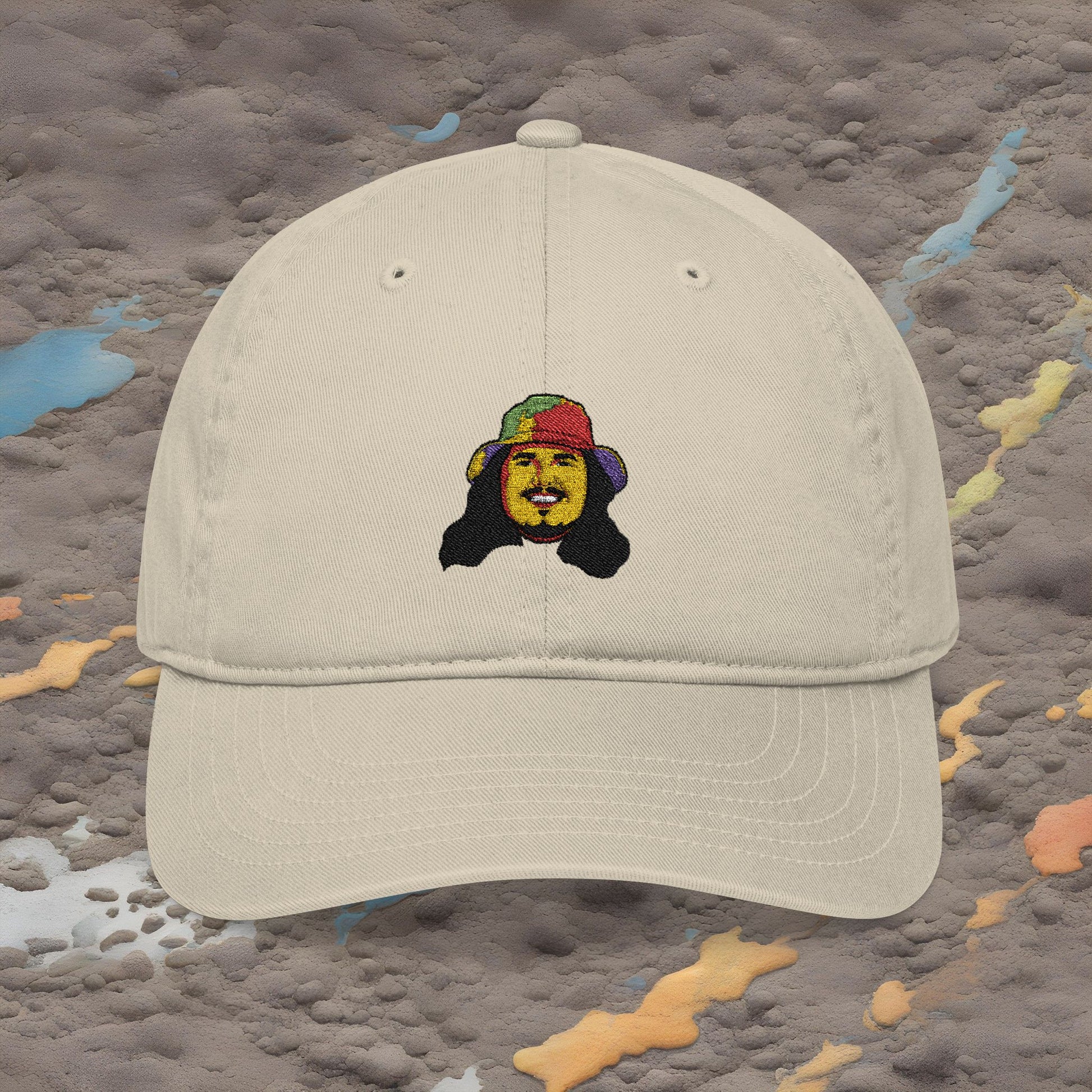 Organic Baseball Cap - 'Make It A Good Day' Embroidered