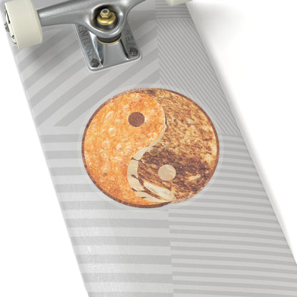 Grilled Cheese Yin Yang - Kiss-Cut Stickers - mudfm