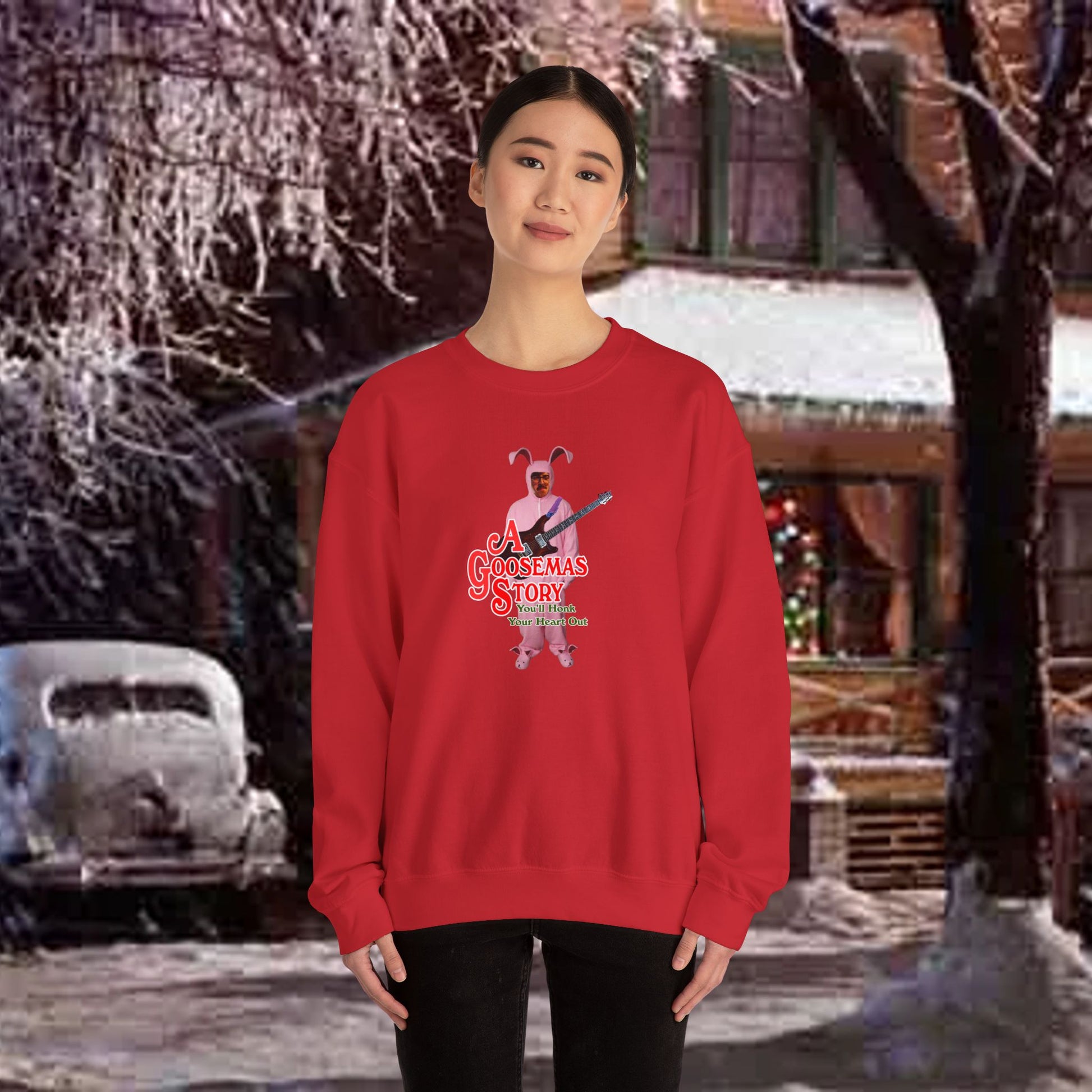 Goosemas Story - Unisex Heavyblend Crewneck Sweatshirt - Multiple Colors