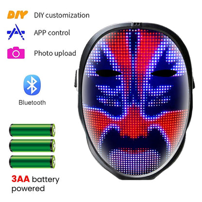 LED Party Face Mask - mudfm