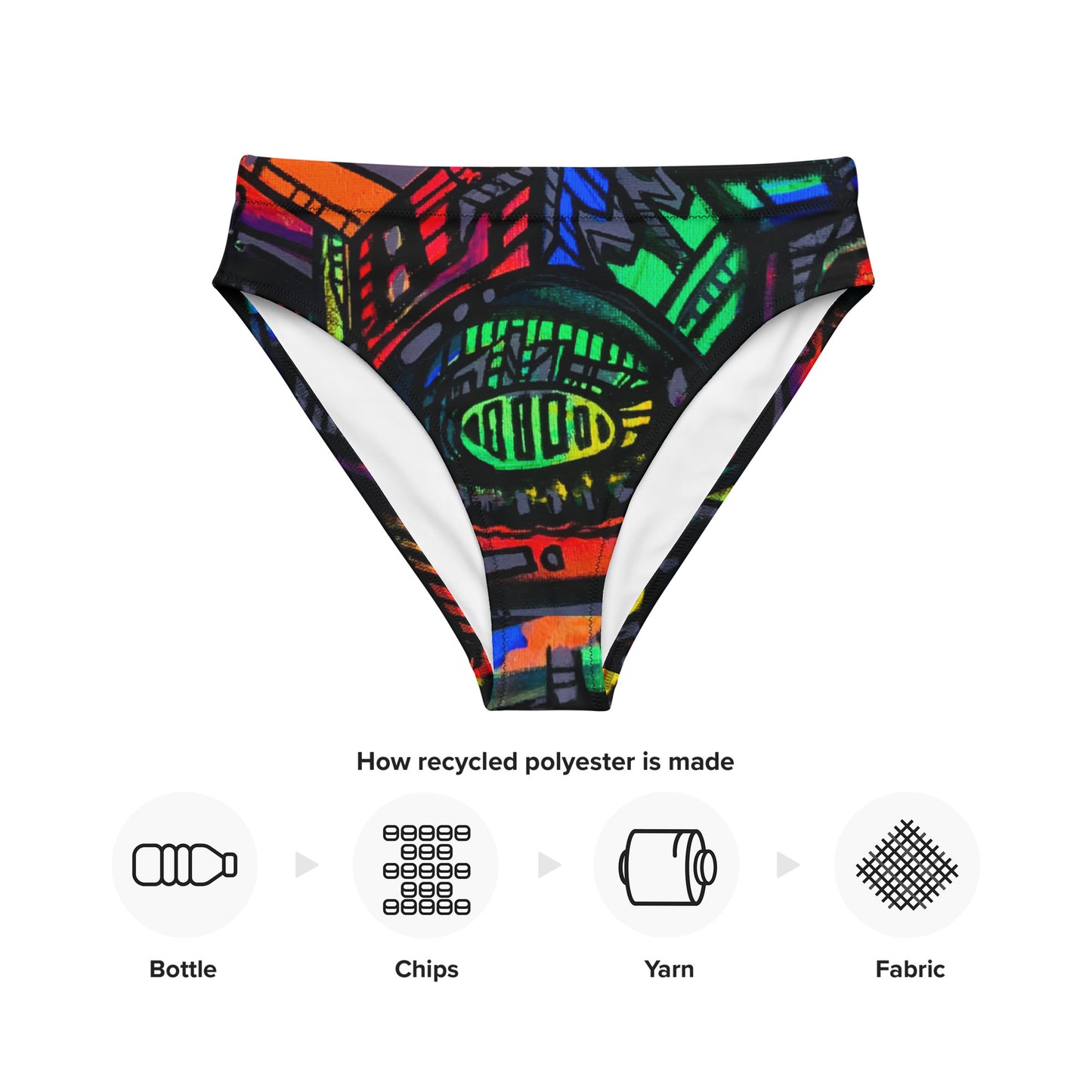 Pickles Super Dope High-waisted Bikini Bottoms - mudfm