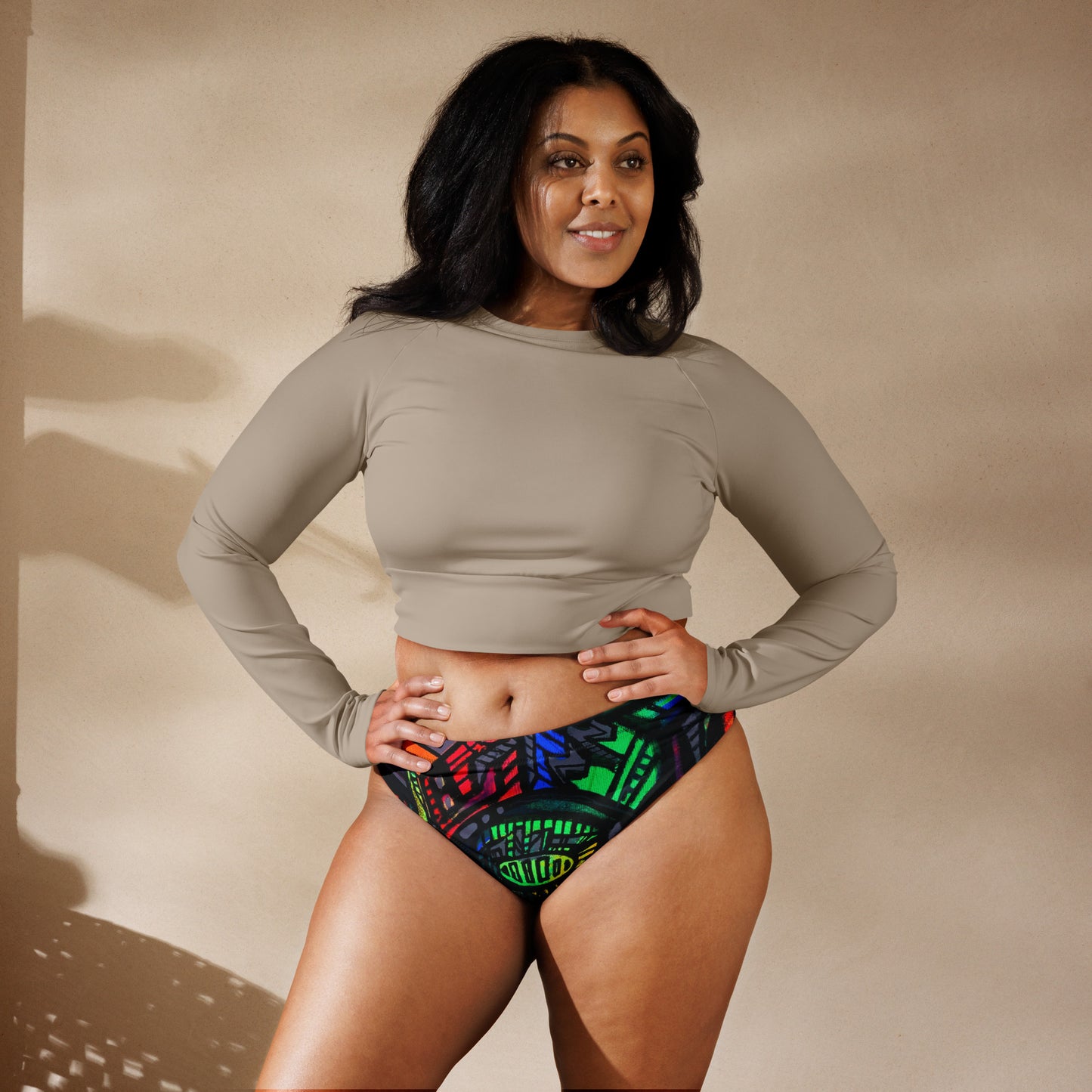 Pickles Super Dope High-waisted Bikini Bottoms - mudfm