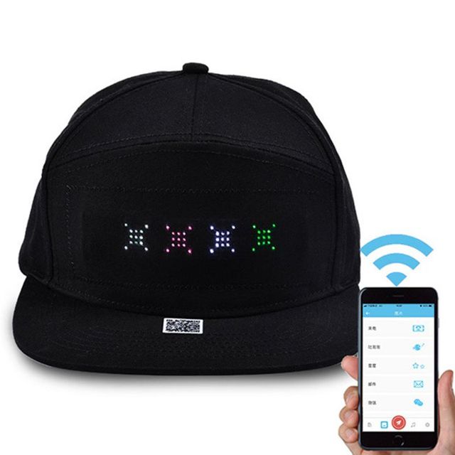 LED APP Controlled Baseball Cap - mudfm