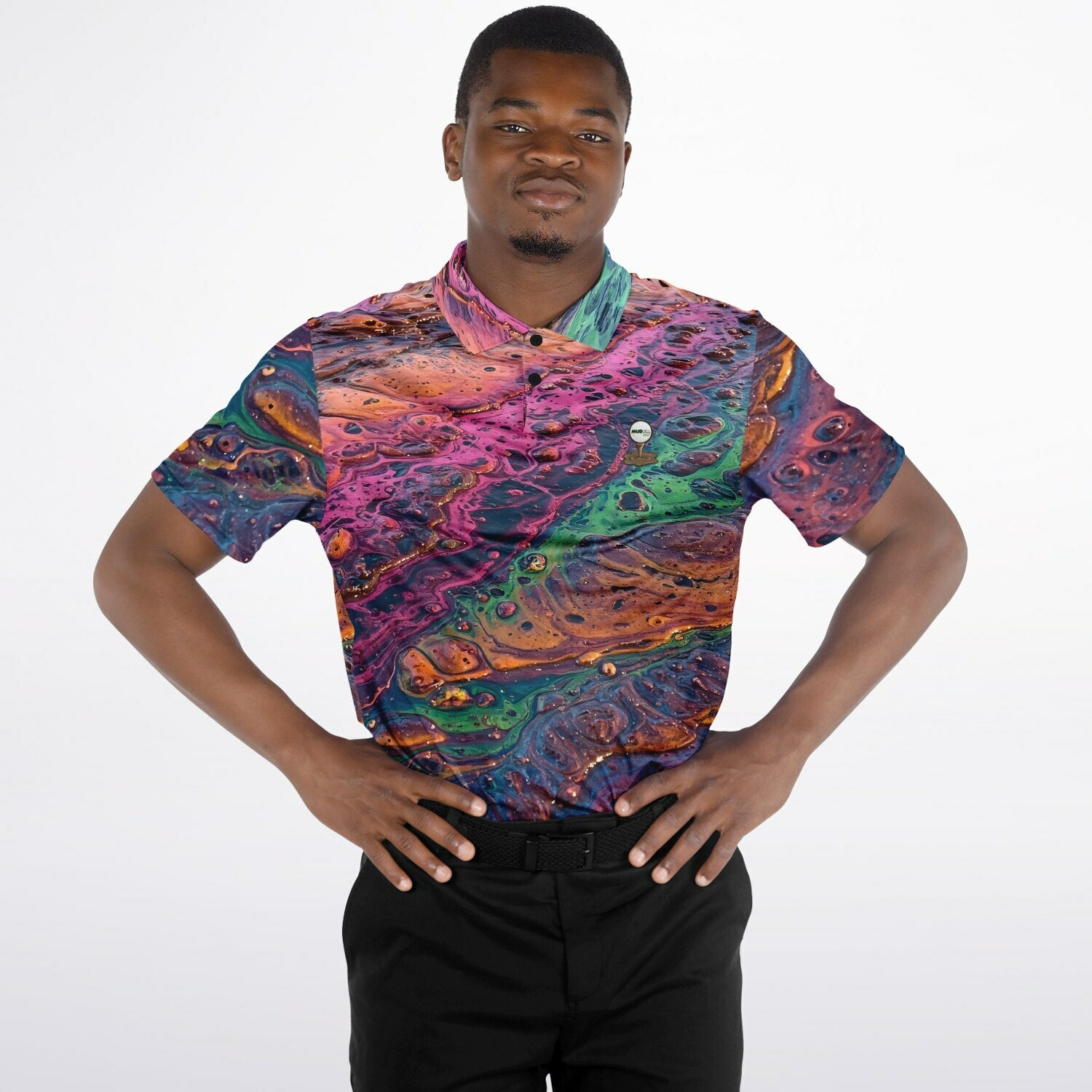 mudfm Golf -Moisture-Wicking Polo