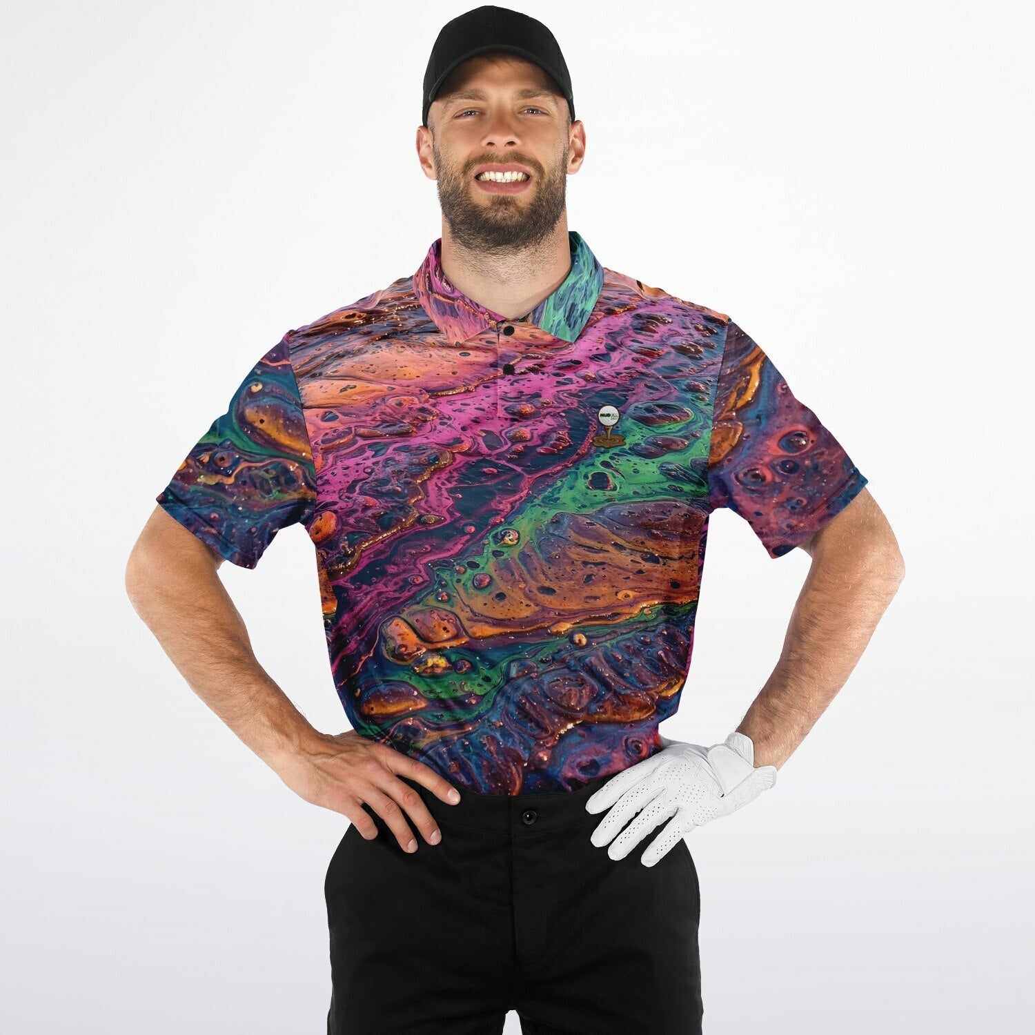 mudfm Golf -Moisture-Wicking Polo