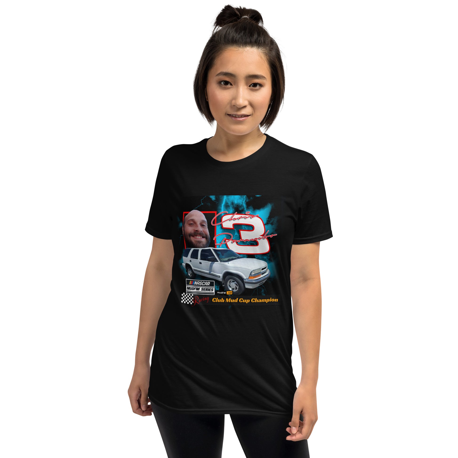 Porambo Racing - Short-Sleeve Unisex T-Shirt - mudfm