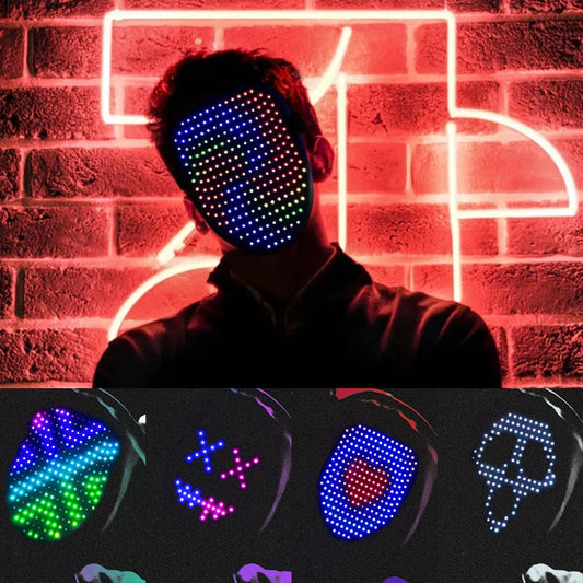 LED Party Face Mask - mudfm