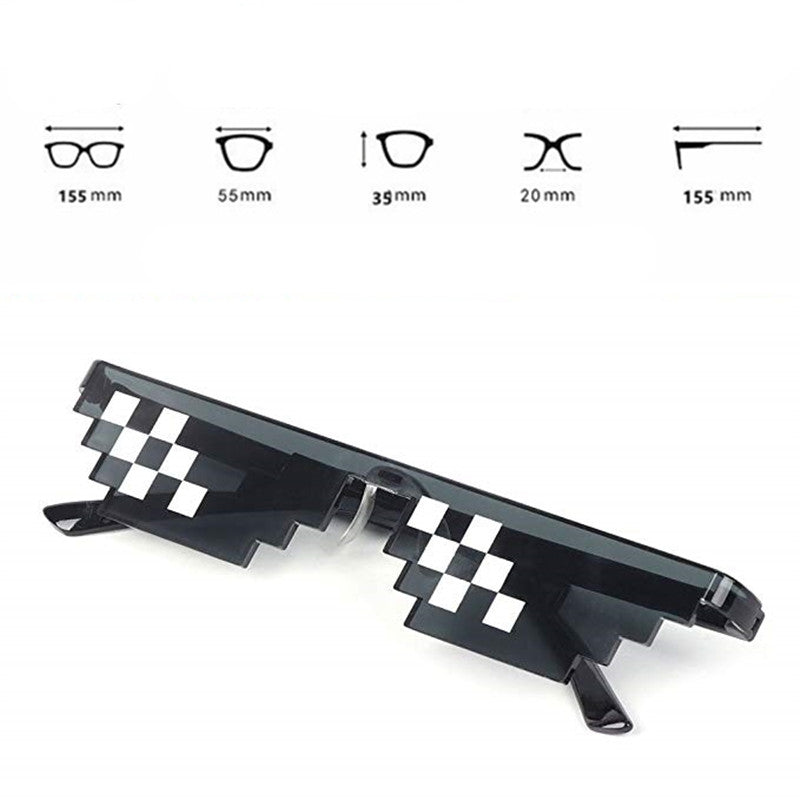 8 Bit Thug Life Sunglasses - mudfm