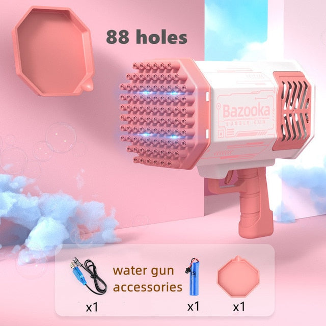 Bubble Machine with Lights - mudfm