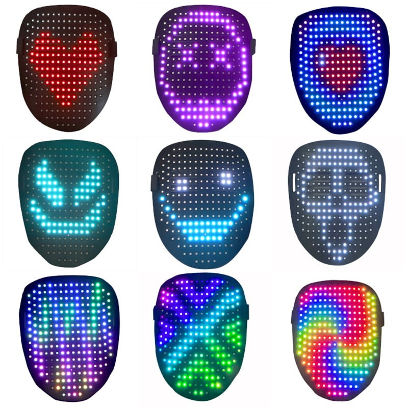 LED Party Face Mask - mudfm