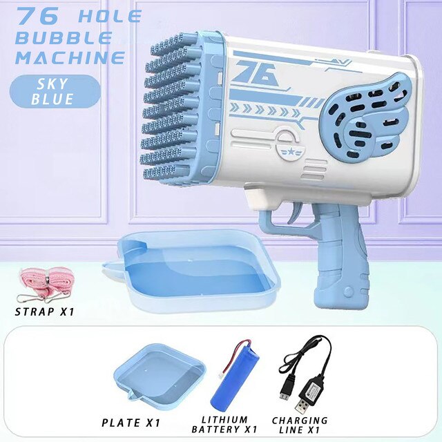 Bubble Machine with Lights - mudfm