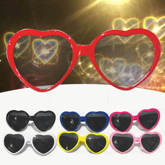 Heart Shape Sunglasses with Heart Shapes - mudfm