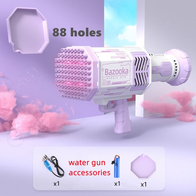 Bubble Machine with Lights - mudfm