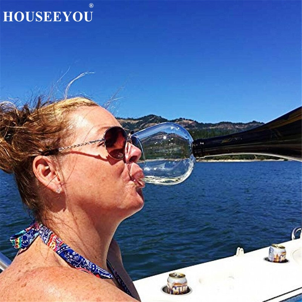 Bottle to the Face - Glass Cup - mudfm