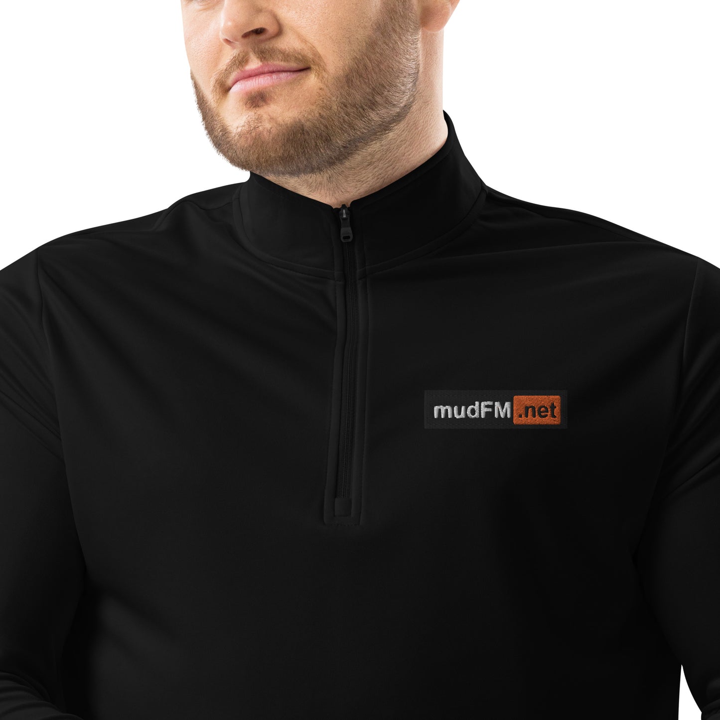 Mudfm.net/ Logo - Quarter zip pullover - mudfm