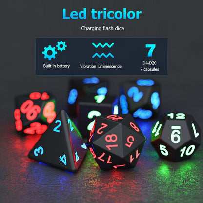 Electronic Luminous LED Dice Set