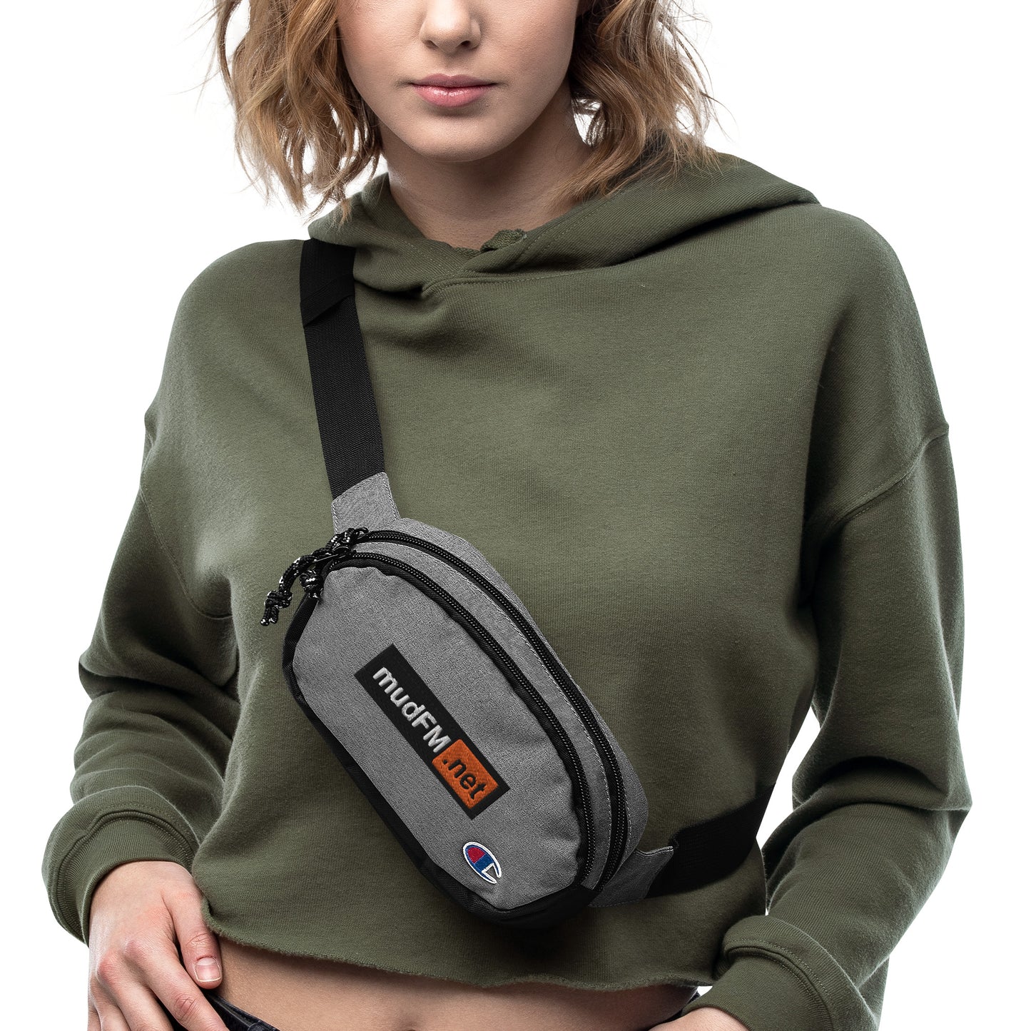 mudfm.net/ logo - Champion fanny pack - mudfm