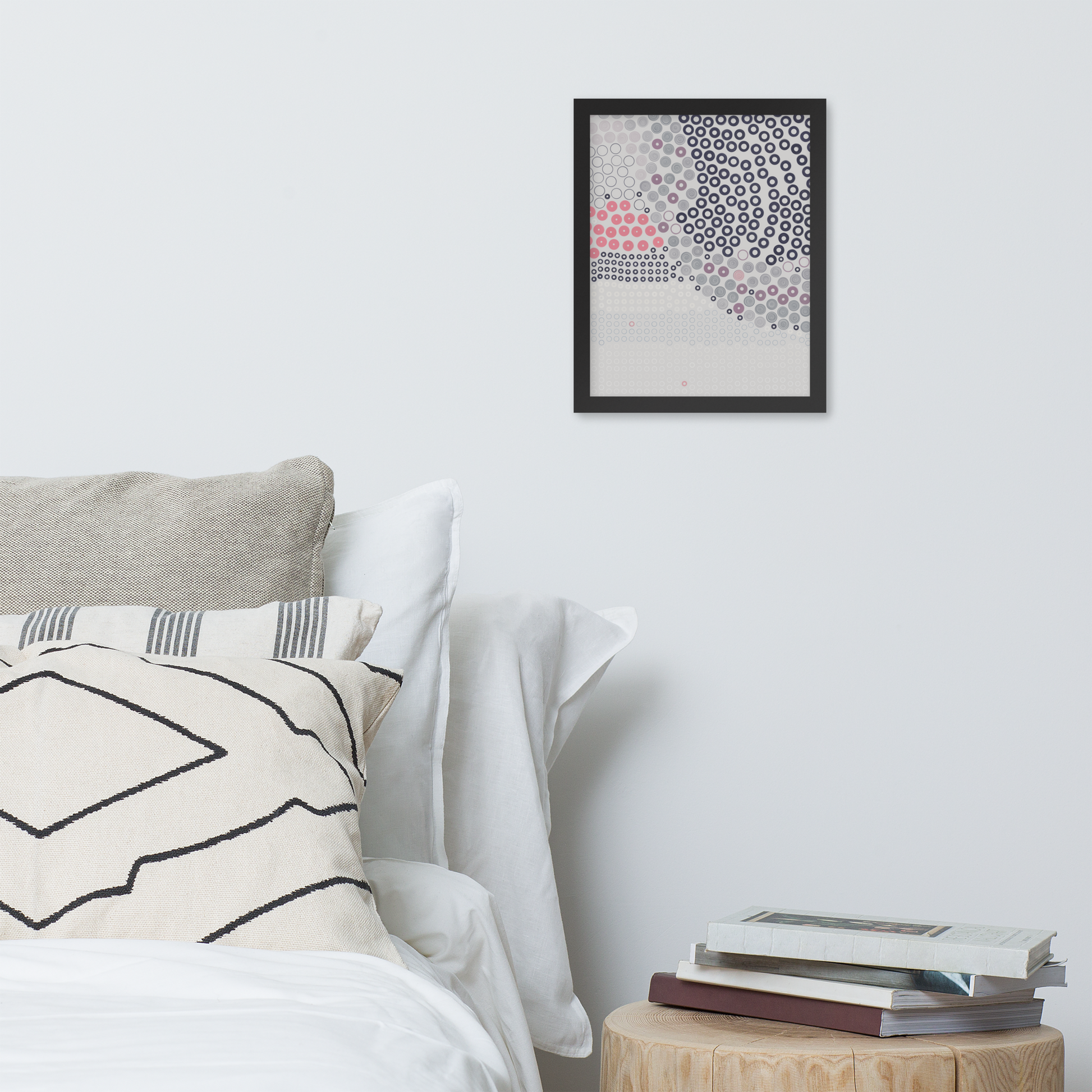 Waves Come Crashing - Framed poster - mudfm