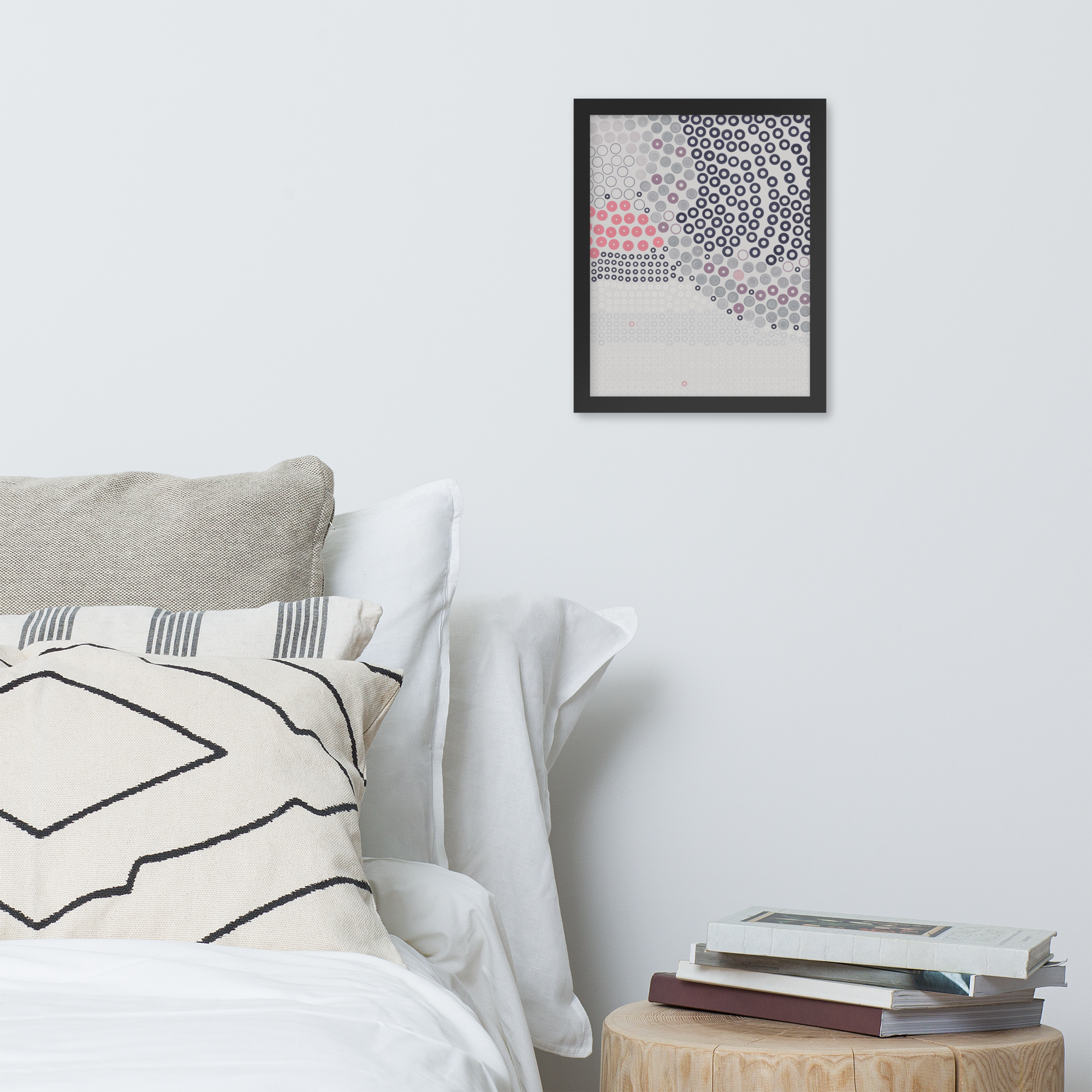 Waves Come Crashing - Framed poster - mudfm