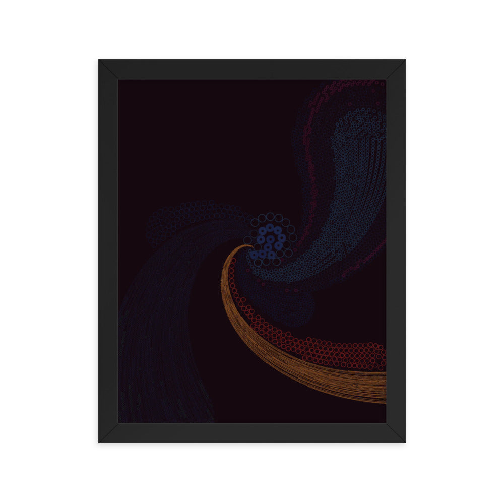 Come With - Framed poster - mudfm