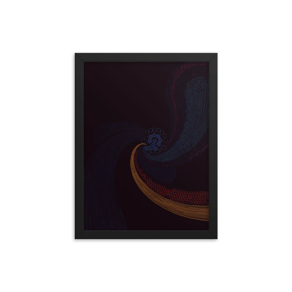Come With - Framed poster - mudfm