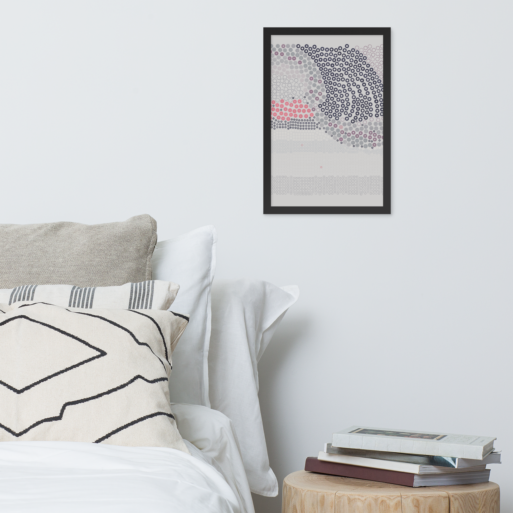Waves Come Crashing - Framed poster - mudfm