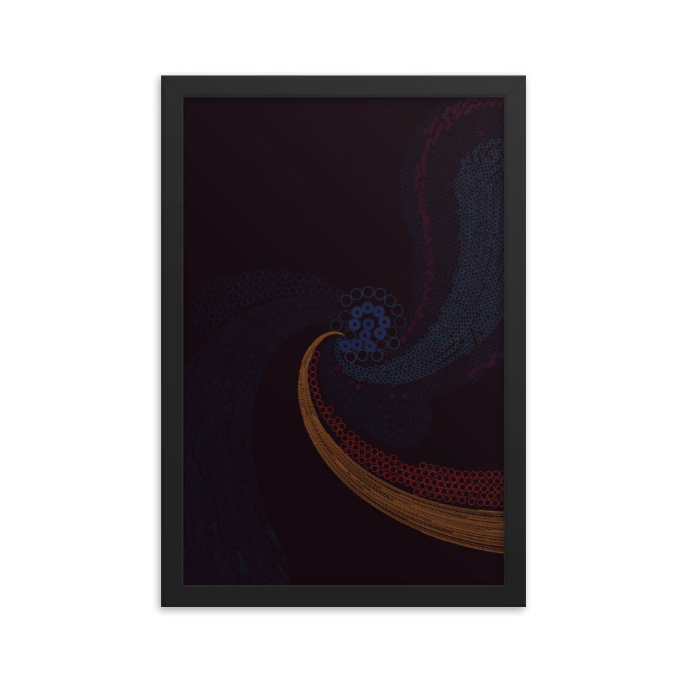 Come With - Framed poster - mudfm