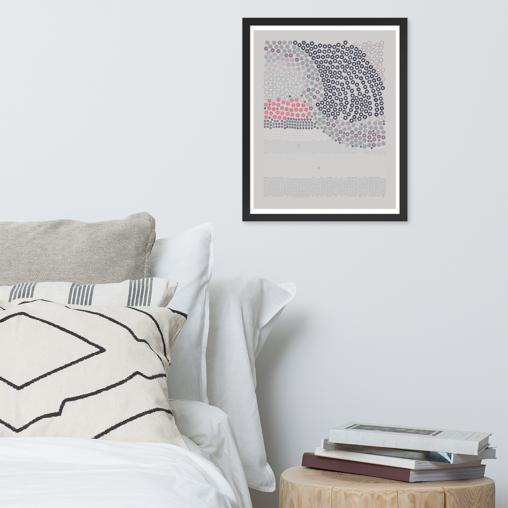 Waves Come Crashing - Framed poster - mudfm