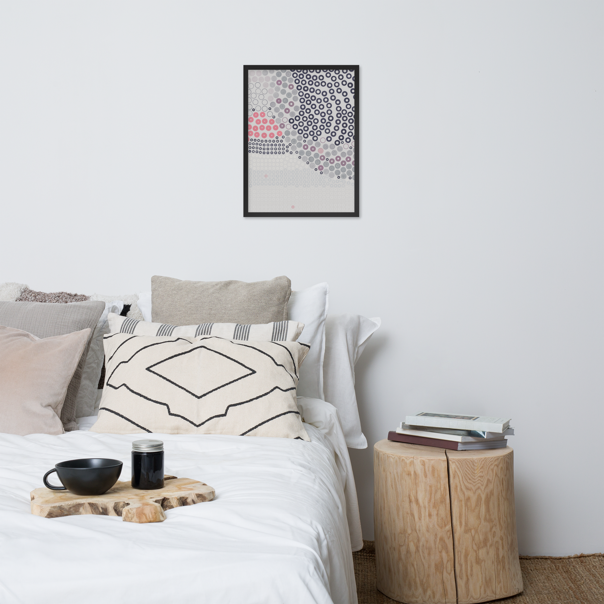 Waves Come Crashing - Framed poster - mudfm