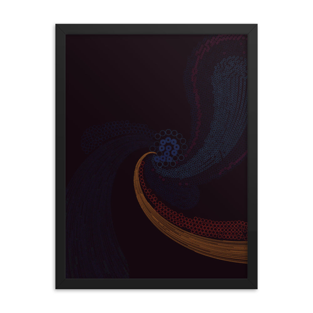 Come With - Framed poster - mudfm