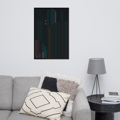 Cities - Framed poster - mudfm