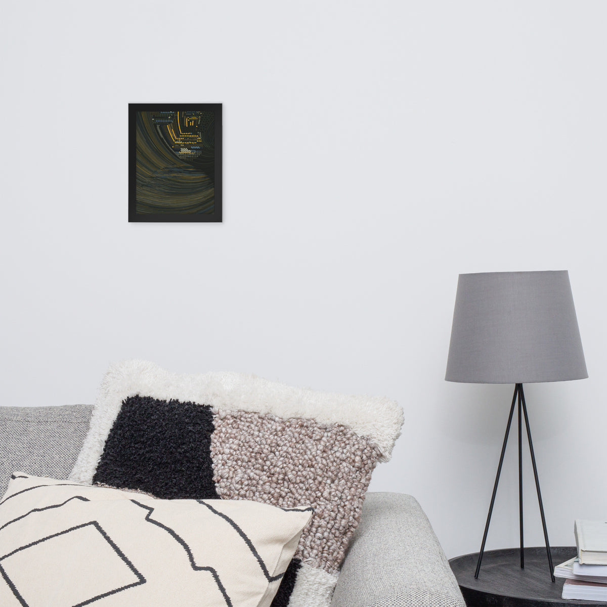 Coded at Sea - Framed poster - mudfm