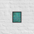 T33l Waves - Framed poster - mudfm