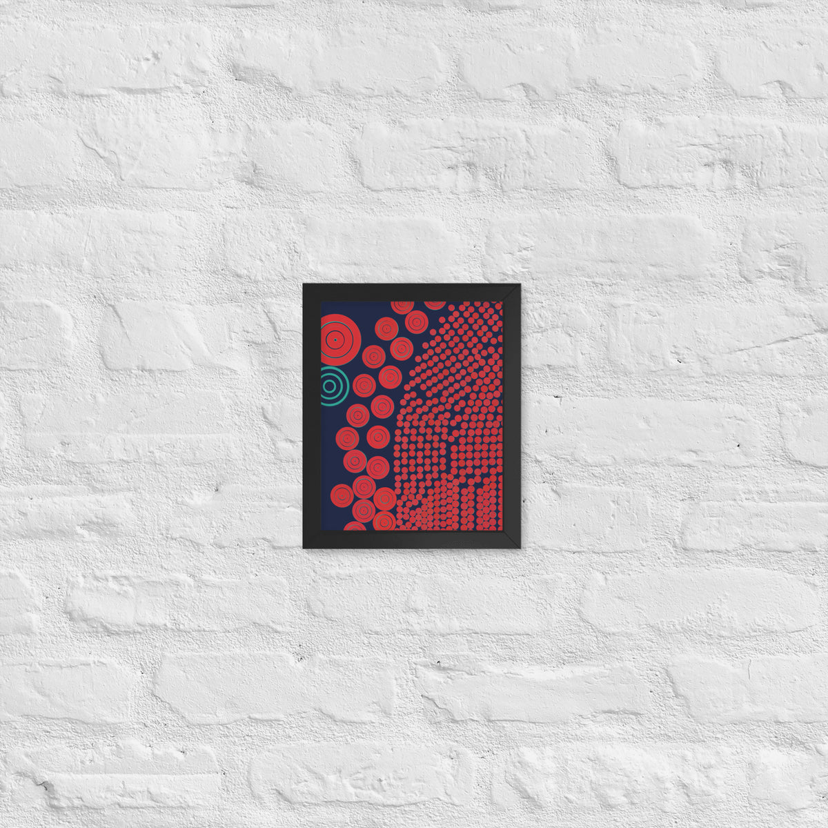 Donuts - Framed poster - mudfm