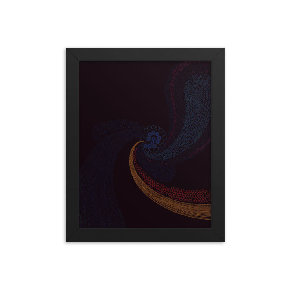 Come With - Framed poster - mudfm