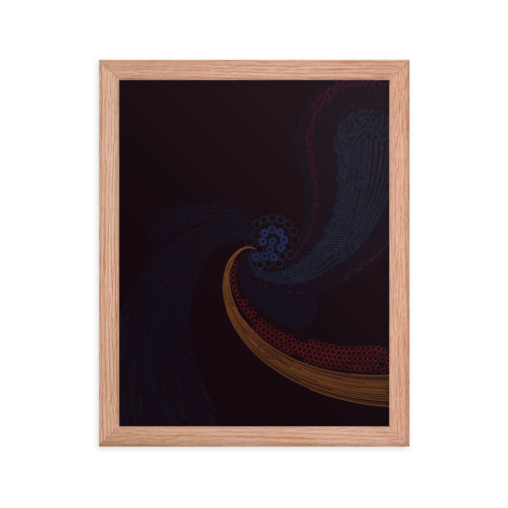 Come With - Framed poster - mudfm
