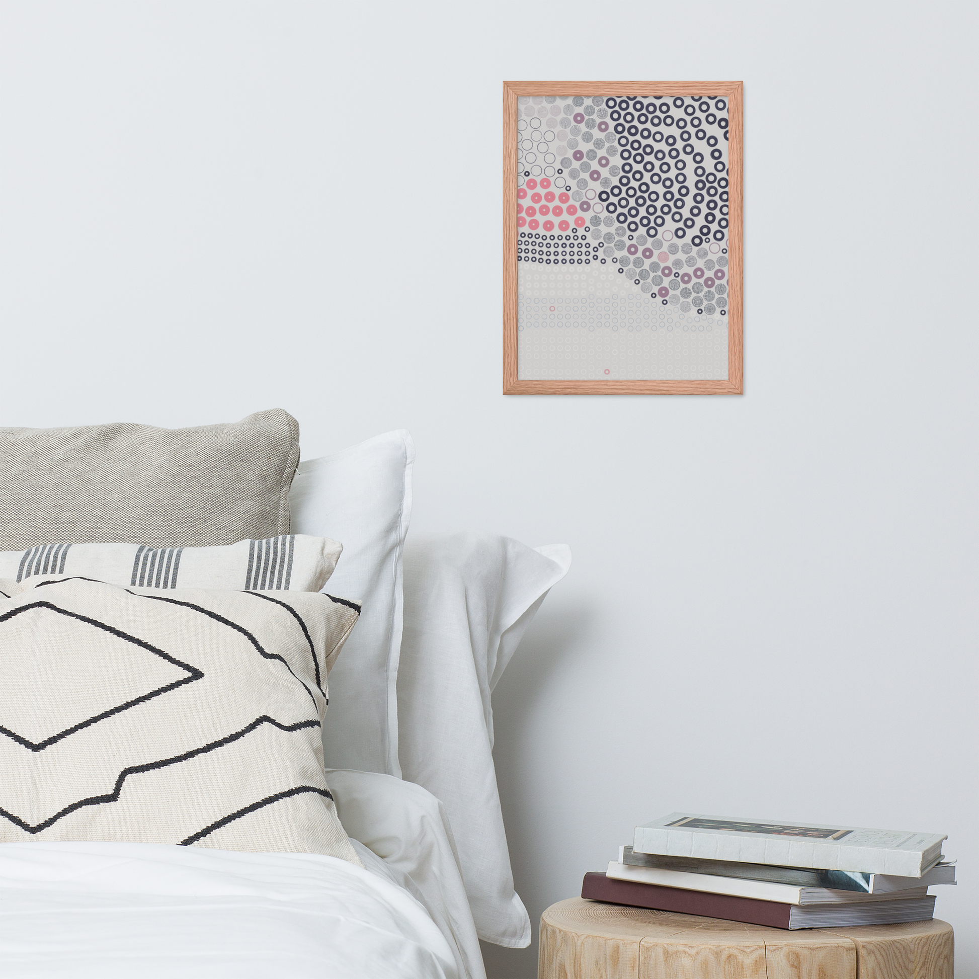Waves Come Crashing - Framed poster - mudfm