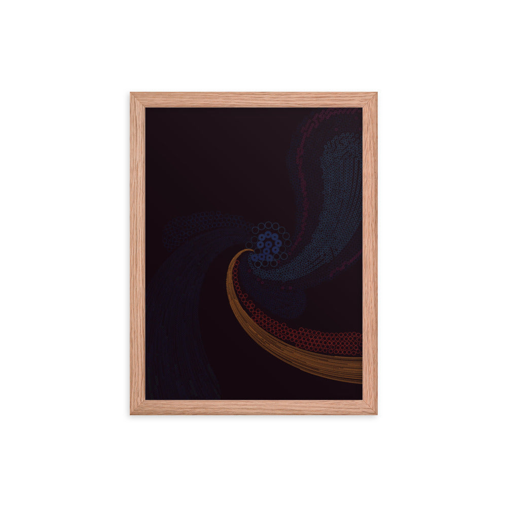 Come With - Framed poster - mudfm