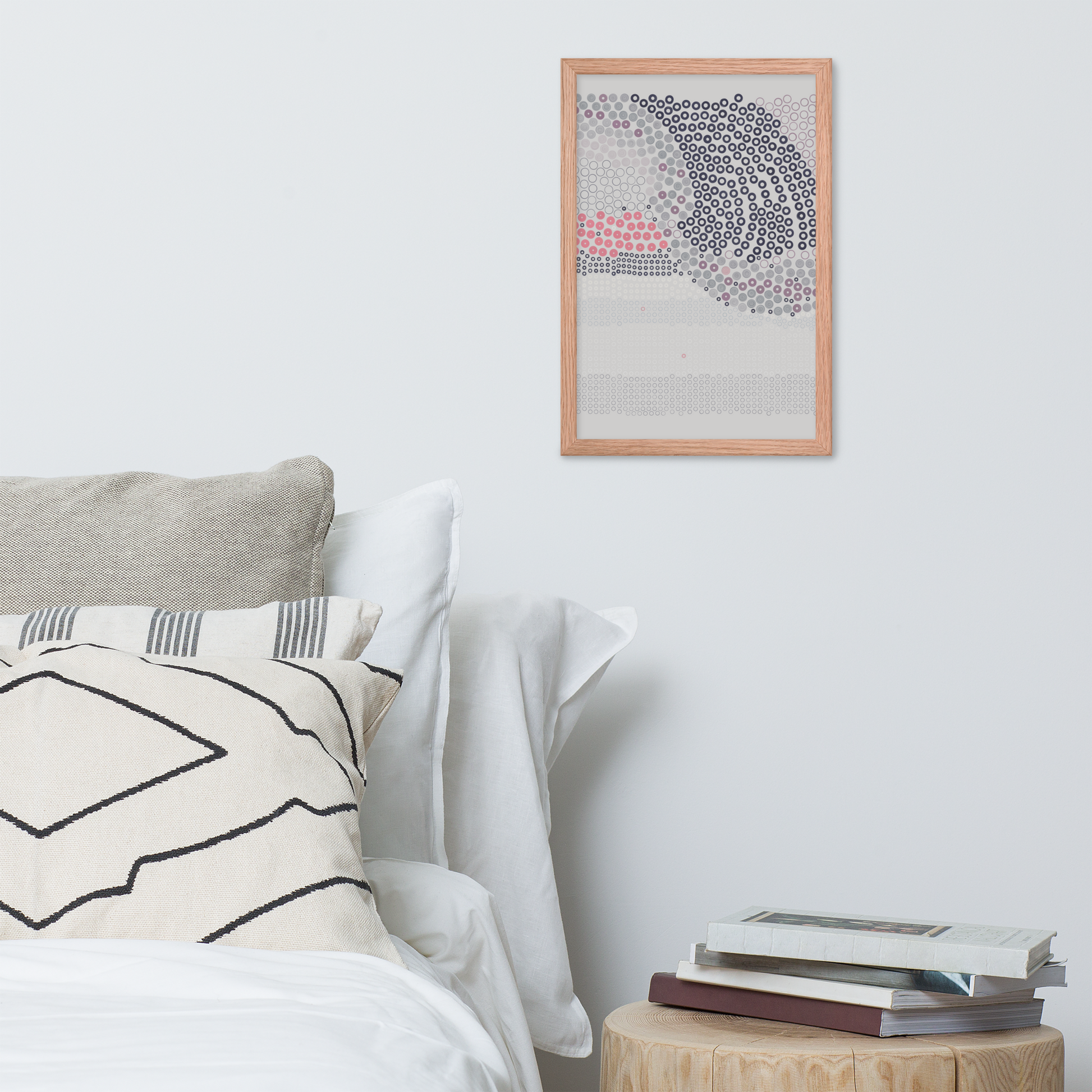 Waves Come Crashing - Framed poster - mudfm