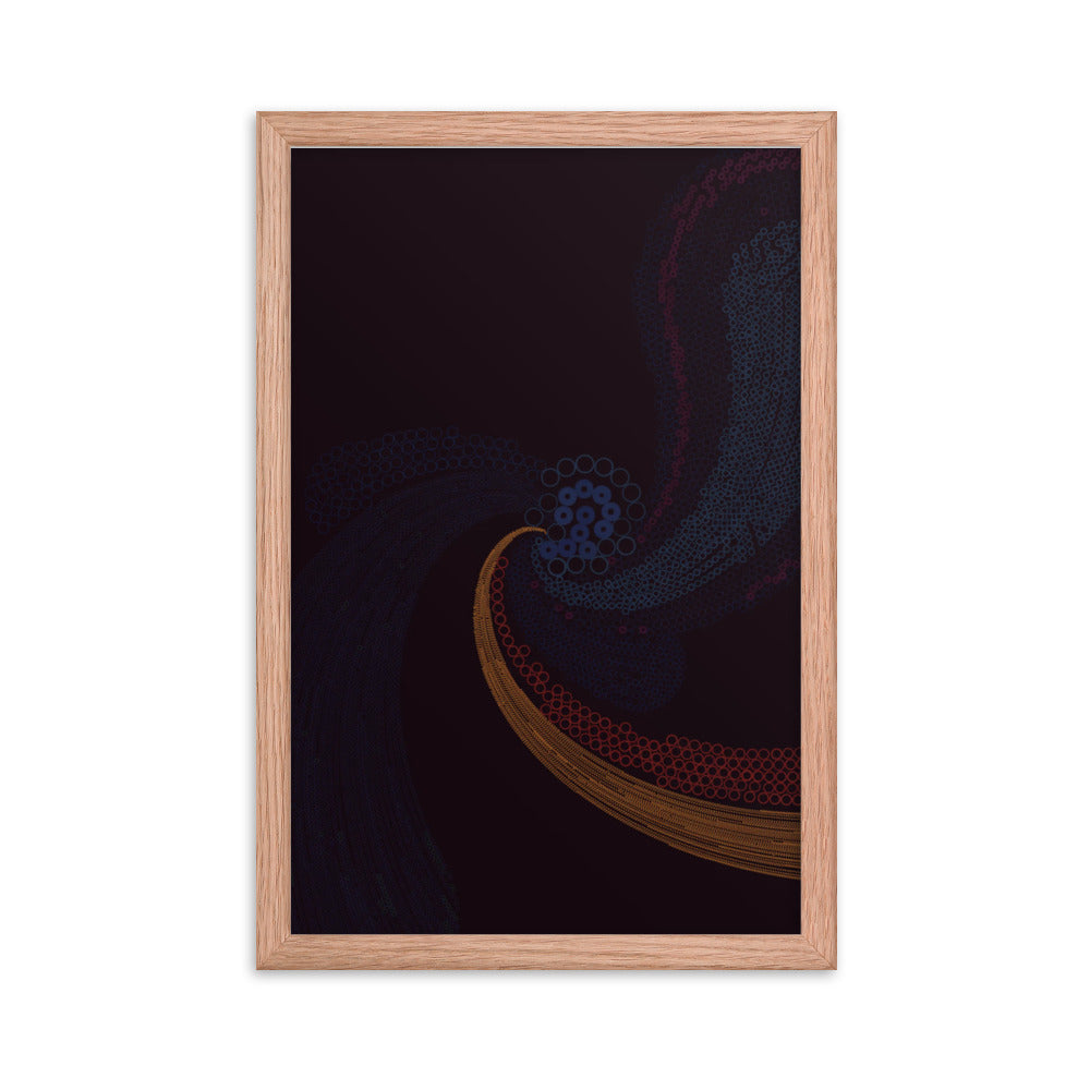 Come With - Framed poster - mudfm