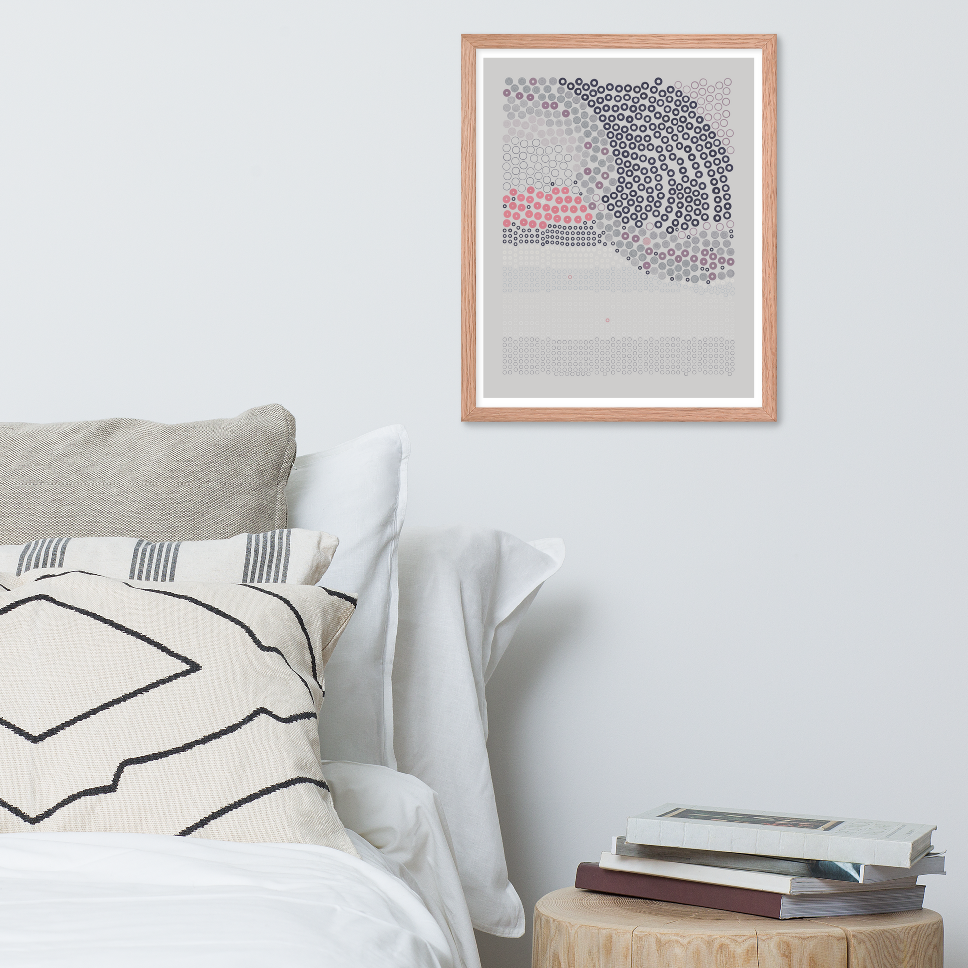 Waves Come Crashing - Framed poster - mudfm