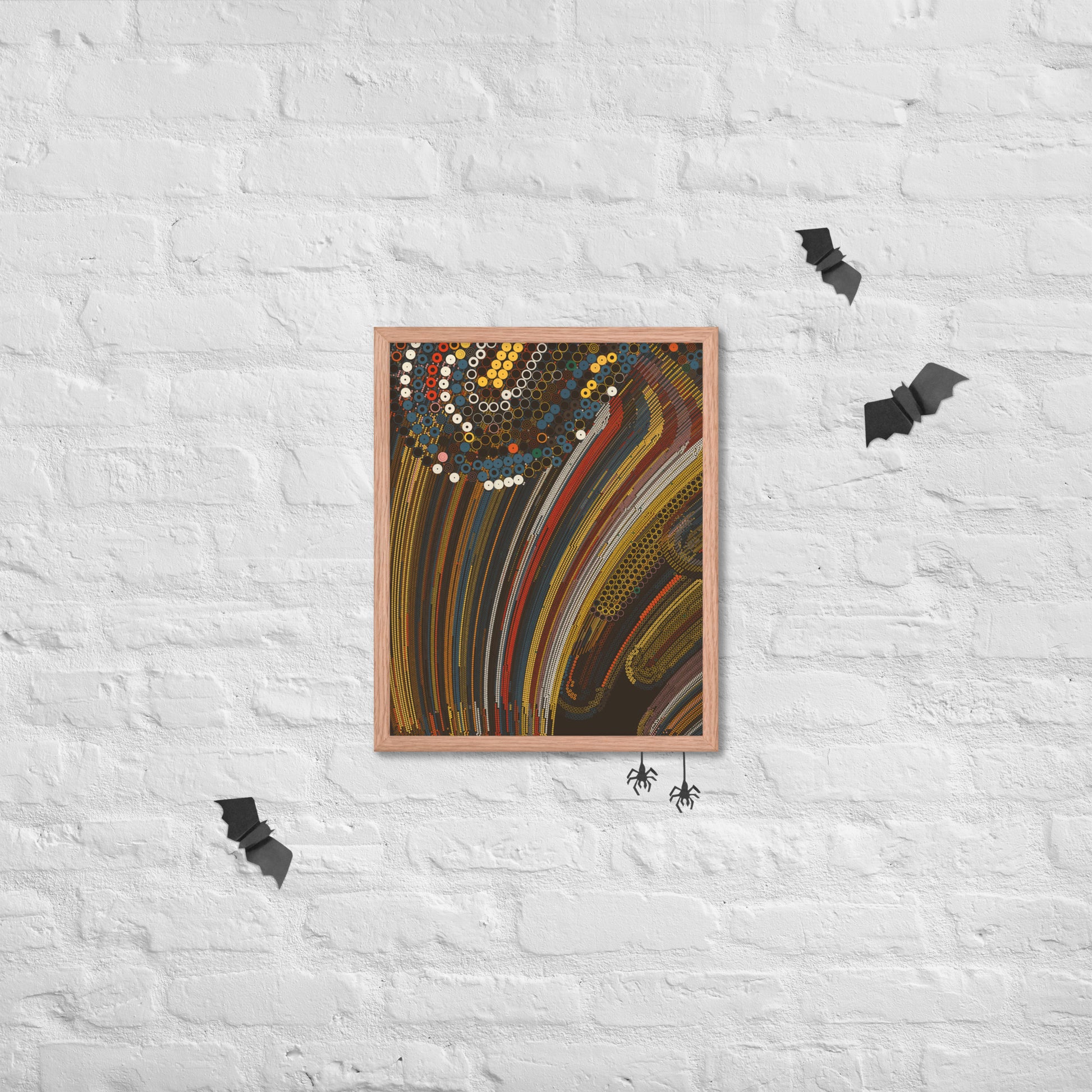 Upward - Framed poster - mudfm