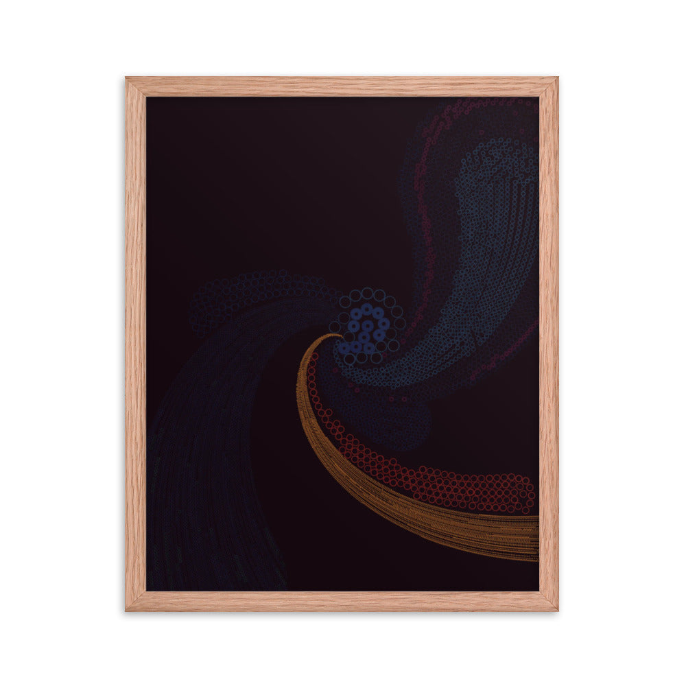Come With - Framed poster - mudfm