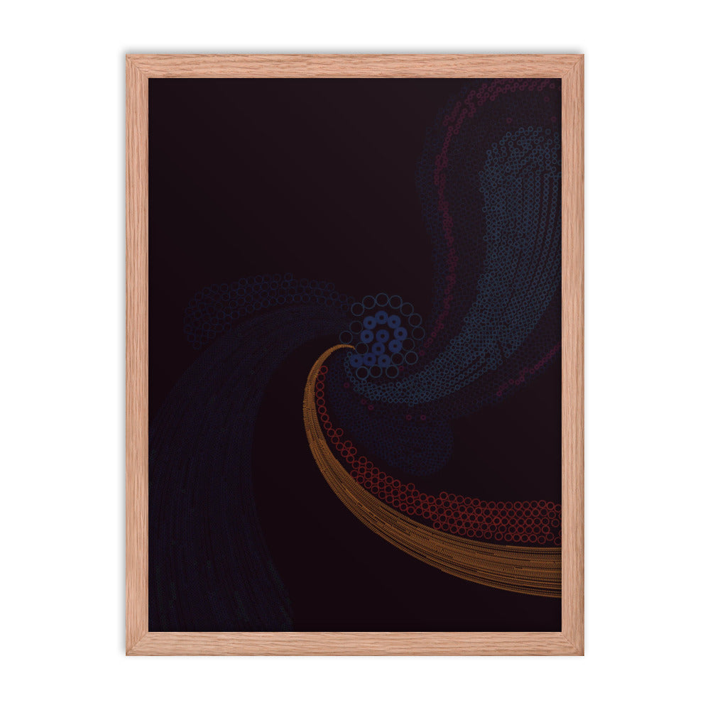 Come With - Framed poster - mudfm