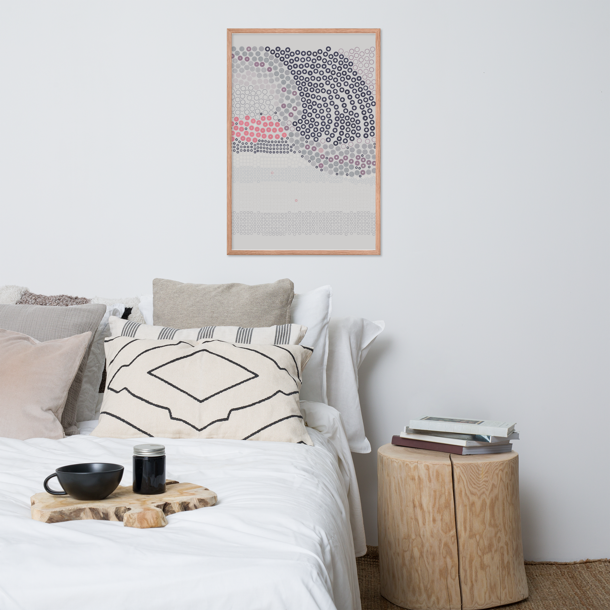 Waves Come Crashing - Framed poster - mudfm