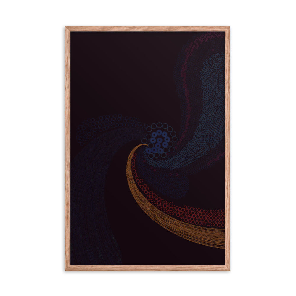 Come With - Framed poster - mudfm