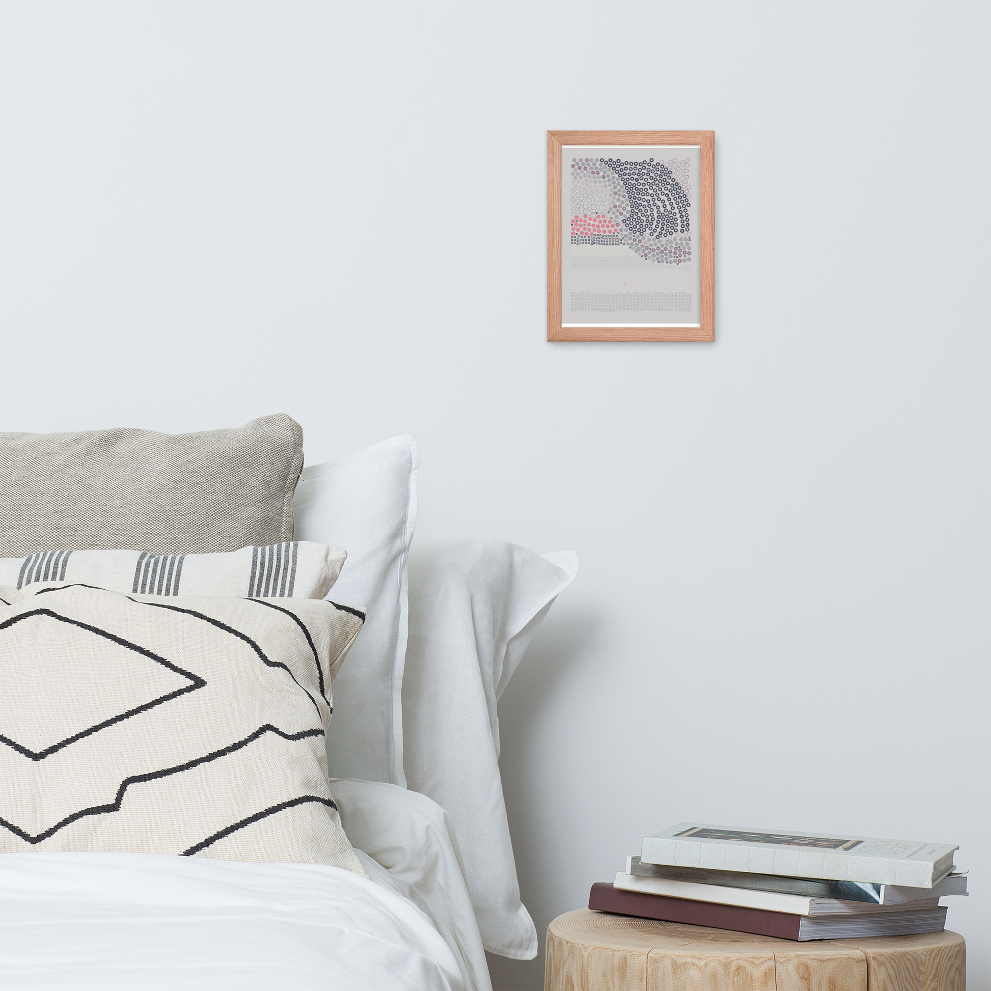 Waves Come Crashing - Framed poster - mudfm