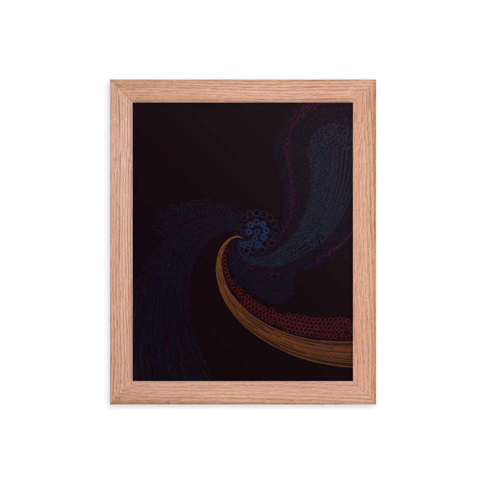 Come With - Framed poster - mudfm
