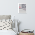 Waves Come Crashing - Framed poster - mudfm